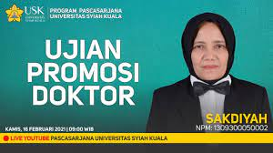 Ujian Promosi Doktor Terbuka An. Syakdiyah