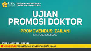 Promosi Doktor Terbuka An. ZAILANI