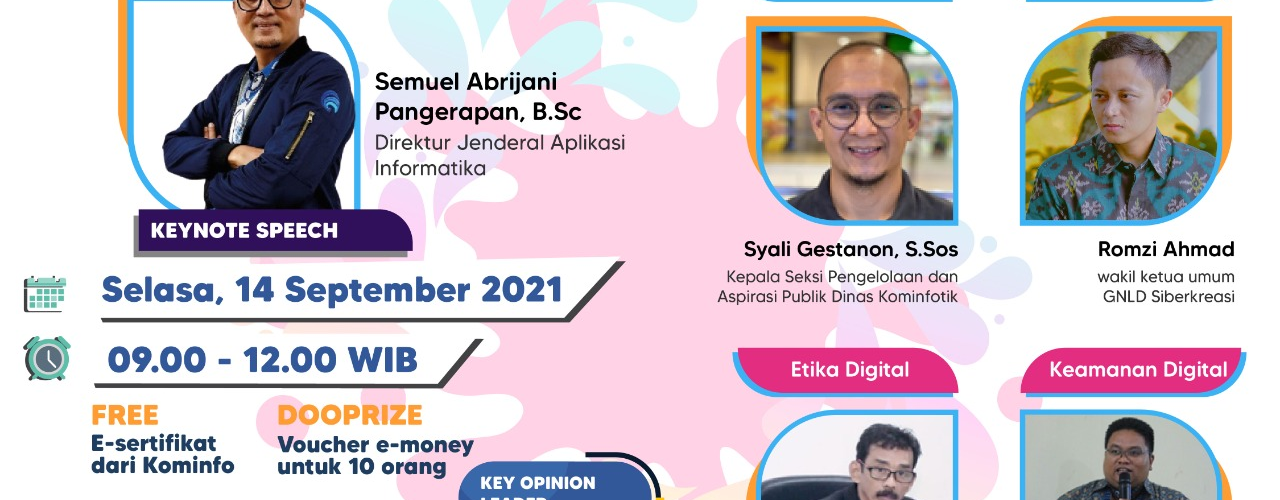 Webinar Gerakan Nasional Literasi Digital 2021