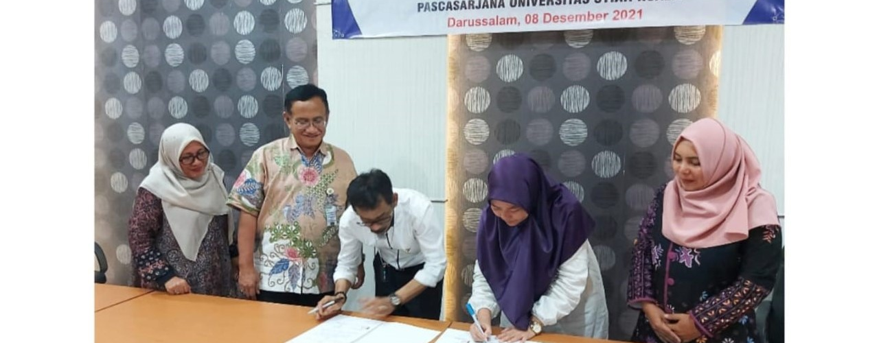 PENANDATANGANAN PERJANJIAN KERJA SAMA(MoA) ANTARA PROGRAM STUDI MAGISTER PENDIDIKAN ILMU PENGETAHUAN SOSIAL (IPS) PROGRAM PASCASARJANA UNIVERSITAS ALMUSLIM DENGAN PROGRAM STUDI DOKTOR PENDIDIKAN IPS PASCASARJANA UNIVERSITAS SYIAH KUALA