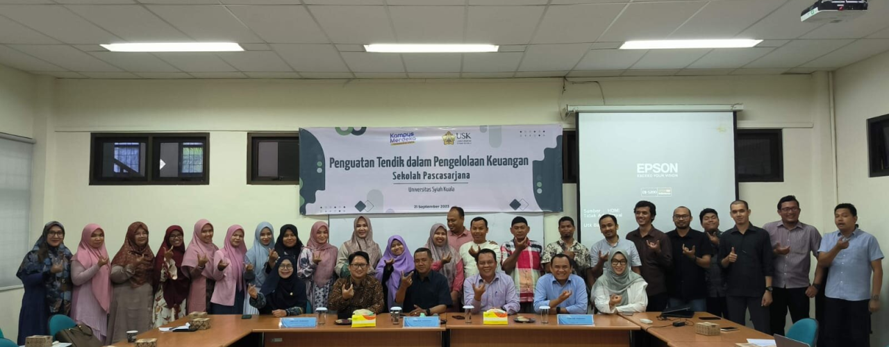 Workshop KAK dan TOR Sekolah Pascasarjan USK