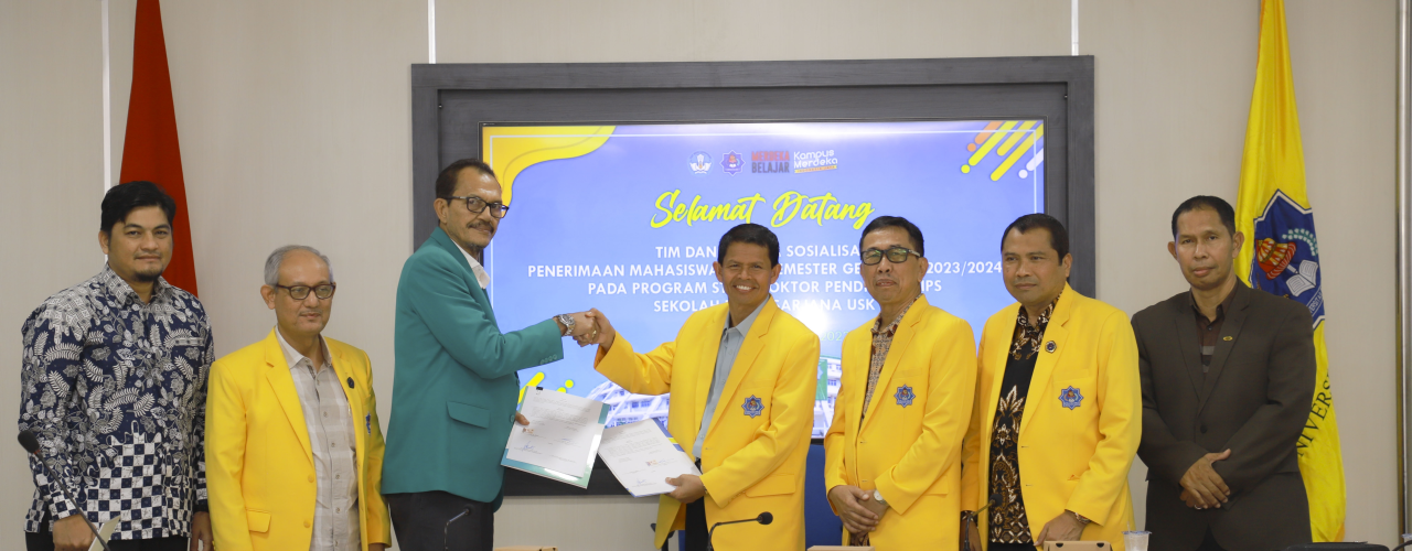 Doktor Pendidikan IPS Sekolah Pascasarjana Jalin Kerja Sama Dengan Universitas Teuku Umar Meulaboh