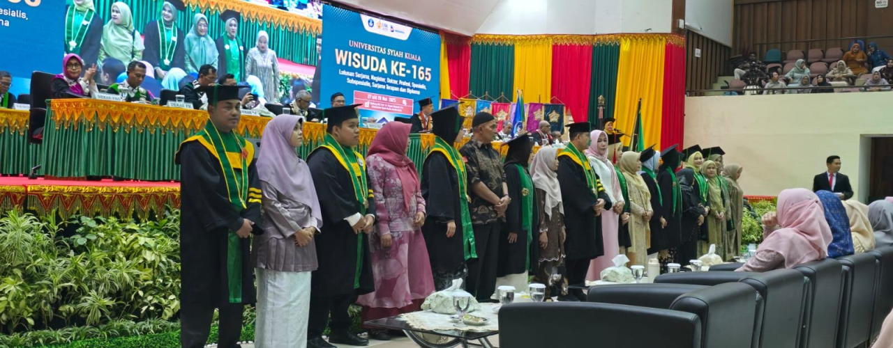 Selamat dan Sukses Wisuda ke-165 Universitas Syiah Kuala Periode Februari – April 2025