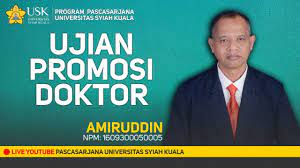 Ujian Promosi Doktor Terbuka An. AMIRUDDIN