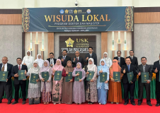  Wisuda Lokal Sekolah Pascasarjana USK Periode Februari–April 2025
