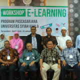 Dorong Perkuliahan Semester Genap 2018/2019 Terapkan Sistem Pembelajaran Berbasis E-learning, Program Pascasarjana Universitas Syiah Kuala laksanakan Workshop Pembelajaran E-Learning