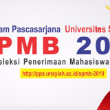 PENERIMAAN MAHASISWA BARU SEMESTER GANJIL 2019/2020