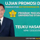Ujian Promosi Doktor Terbuka An. TEUKU HASAN BASRI